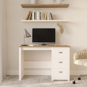 TY341 Home Computer 3 Drawers Finish Desk
