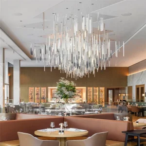 TY367 Luxury Modern Led Stairs Chandelier Light