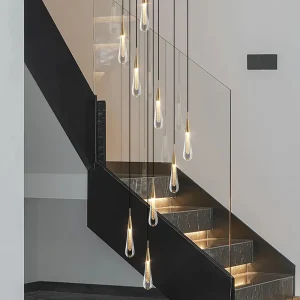 TY377 Custom Large Gold Crystal Chandelier