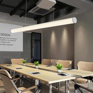TY405 Long Strip LED Linear Light round Tube Pendant for Office